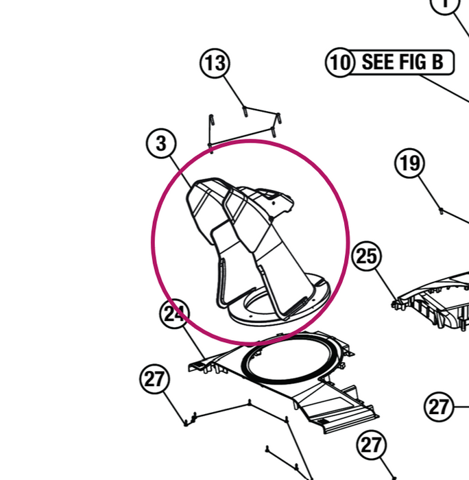 205720002 Ryobi Chute Deflector Assembly | DRMower.ca