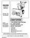 944.522422 Manual for Craftsman 27" Two-Stage Snowblower 