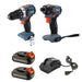 S2K2B2-01 20 Senix Volt Max 2-Tool Cordless Brushless Combo Kit, Drill Driver & Impact Driver