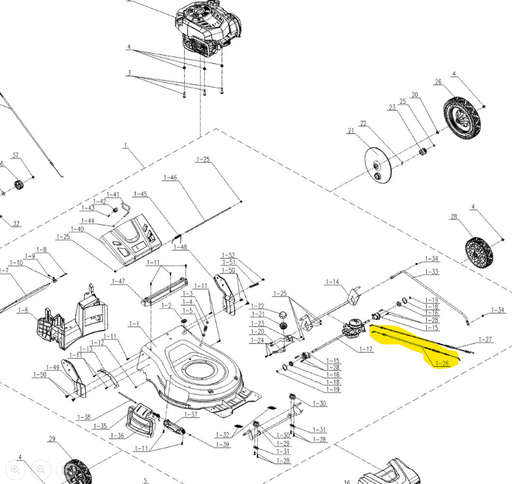 199081000131 Senix Craftsman Cable Drive Assembly - CURRENTLY ON BACKORDER