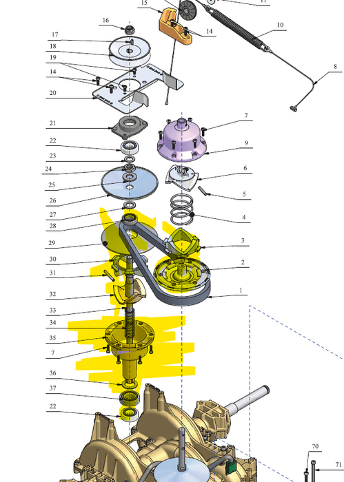 587293604 Craftsman Driver Kit Assembly