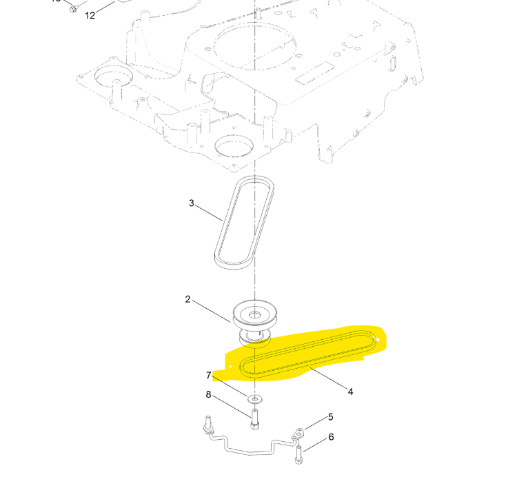 120-9470 Toro OEM Timemaster Traction Belt