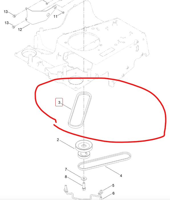 121-5765 Toro Timemaster V-Belt