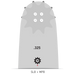 158SLBK095 Oregon Pro-Lite Chainsaw Bar 15" .325 .058