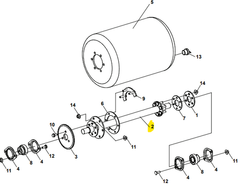 2703108.7 Ryan Lawnaire Drum Drive Assembly