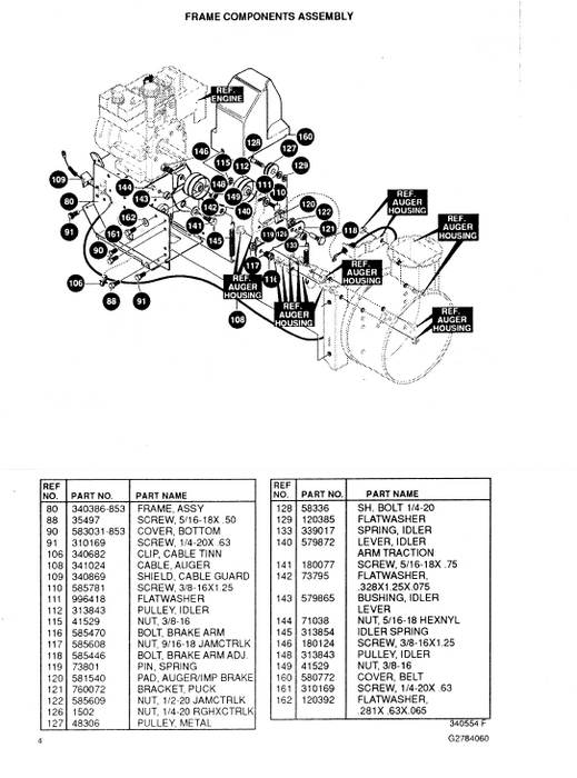 C950-52648-6 Craftsman Snow Thrower Parts List