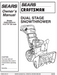 C950-52816-0 Manual for Craftsman 15.5 TP 30" Dual Stage Snow Thrower