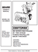 944.528243 Manual for Craftsman 24" Two-Stage Snow Thrower