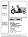 944.605160 Manual for Craftsman 16.5 HP 42" Lawn Tractor