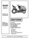 944.607840 Manual for Craftsman 22.0 HP 46" Lawn Tractor