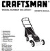 944.369341 Manual for Craftsman 21" Multi-Cut Self-Propelled Lawn Mower with Craftsman Tecumseh Engine 143.996522