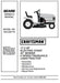 944.604170 Manual for Craftsman 17.5 HP 42" Lawn Tractor