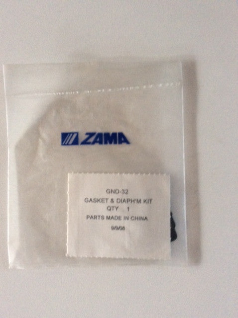 GND-32 Zama GASKET & DIAPHRAGM KIT