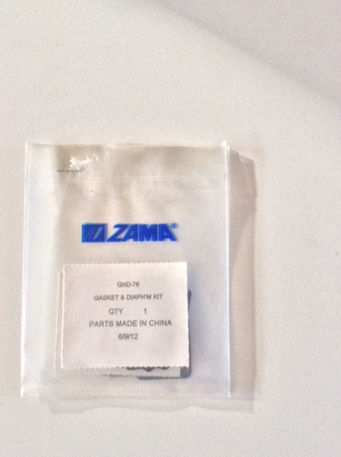 GND-78 Zama GASKET & DIAPHRAGM KIT