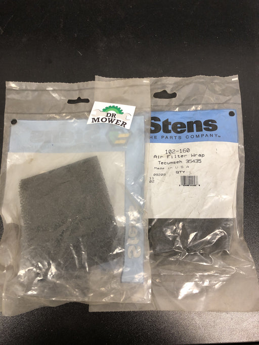 102-160 Stens Replaces TECUMSEH 35435 PRE-FILTER