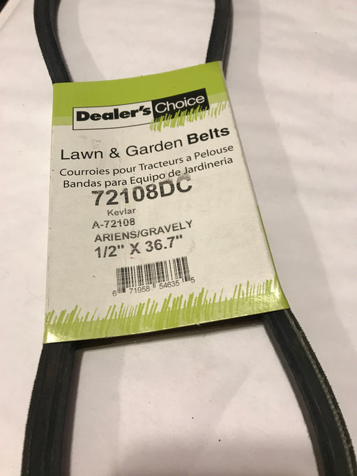 72108DC DEALERS CHOICE BELT REPLACES ARIENS 72108