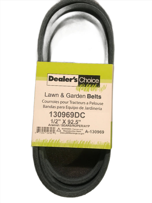 130969DC Dealers Choice Belt Replaces Craftsman 532130969 592855201