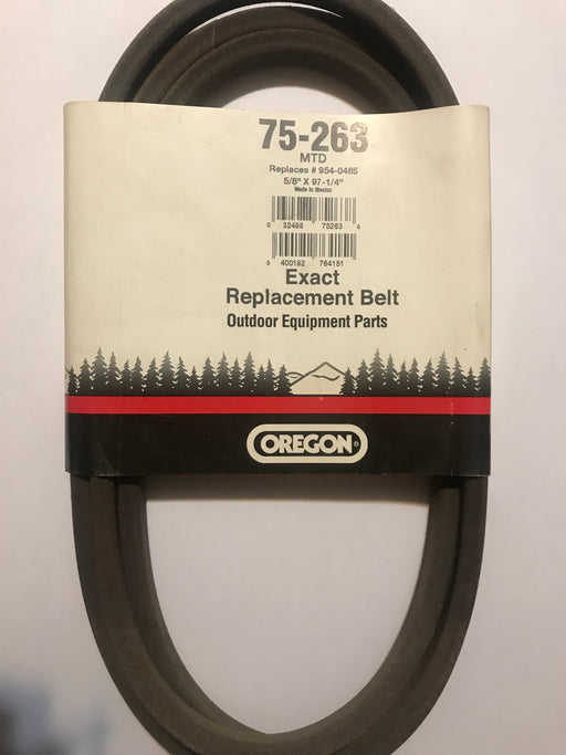 75-263 Oregon PTO BELT Replaces MTD 954-0485 754-0485