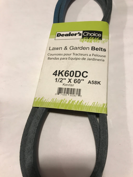 4K60DC DEALERS CHOICE BELT 1/2 x 60"